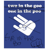 Five in the poo! t-shirts by LordPhantom Five in the poo! t-shirts