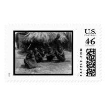 Five Kenya Masai Men in Africa 1920 postage by lc_vintagephotos Five Kenya Masai Men in Africa 1920 postage
