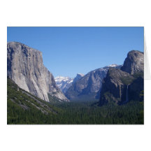 Five Landmarks Yosemite California Card