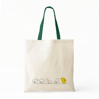Five Little Birds - Yellow bag