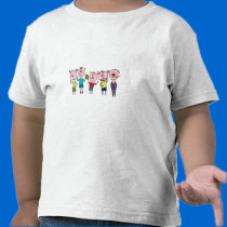 Five little piggies t-shirts