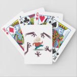 Five Little Zombies And Fred Gear playing cards