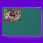Five Llama Cloud Walk Fantasy White & Brown LLamas envelopes