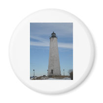 Five Mile Point Lighthouse New Haven CT  Harbor Refrigerator Magnet