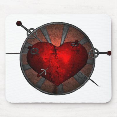 Five_Of_Swords Mousepad by MANolan