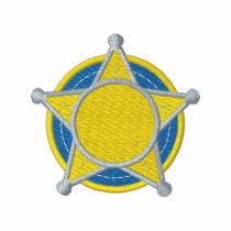 Five-point Badge embroidered shirts