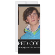 Five Popped Collars Cool rack cards by purdyguy2287 Five Popped Collars Cool rack cards