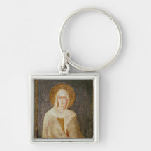 Five Saints, detail of St. Clare Key Chain