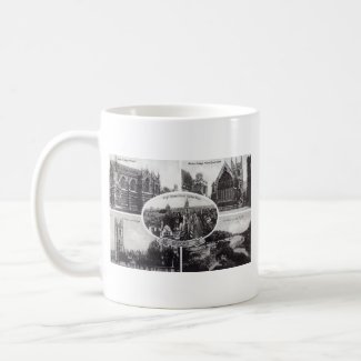 Five Scenes of Oxford England Vintage mug