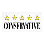Five Star Conservative Photo Card Template
