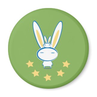 Five Star Cool Character Bunny Daddy Magnet magnet