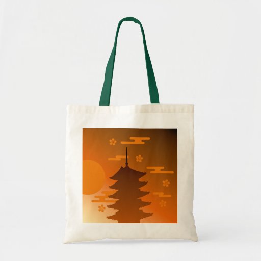Five Story Pagoda 2 Tote Bags