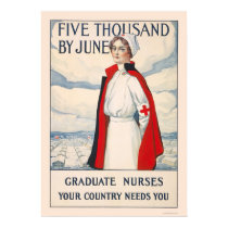 Five thousand by June - Graduate Nurses Needed posters by lc_wpa Five thousand by June - Graduate Nurses Needed posters