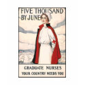 Five Thousand by June Nurse Recruiting Poster t-shirts
