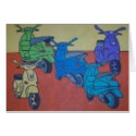 five vespas cards