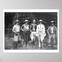 Five women at the dude ranch posters