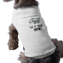 Fix It Back - Now! pet clothing by clarachandler Fix It Back - Now! pet clothing