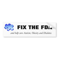 Fix the FDA Bumper Sticker