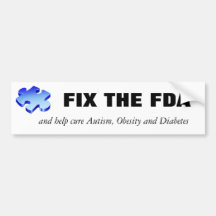 Fix the FDA Bumper Sticker