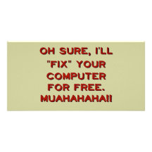 Fix Your Computer For Free? Photo Cards