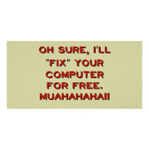 Fix Your Computer For Free? Photo Cards
