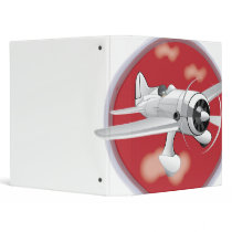 Fixed wing aircraft 3 ring binder