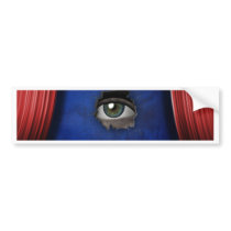 Fixing a hole bumper sticker