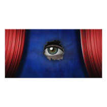 Fixing a hole photo card template
