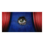 Fixing a hole photo card template