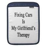 Fixing Cars Is My Girlfriend's Therapy iPad Sleeve