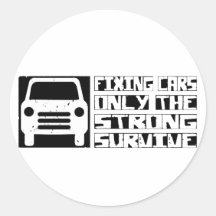 Fixing Cars Survive Stickers