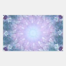 Fiyrnaheh Fractal Mandala Rectangular Stickers