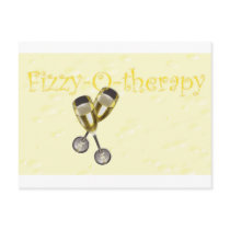 Fizzy-o-therapy Bubbles Postcard