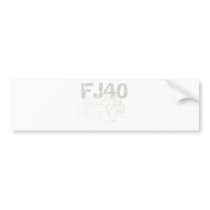 FJ40 Roman's Bumper Sticker