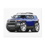 Fj Cruiser Dark Blue Car Postcard