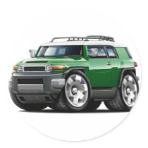 Fj Cruiser Green Car Stickers