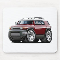 Fj Cruiser Maroon Car Mousepad