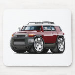 Fj Cruiser Maroon Car Mousepad