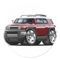 Fj Cruiser Maroon Car Stickers