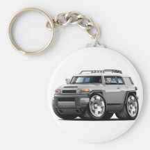 Fj Cruiser Silver Car Key Chains