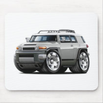 Fj Cruiser Silver Car Mousepad