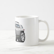 Fj Cruiser Silver Car Mugs