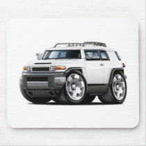 Fj Cruiser White Car Mousepads