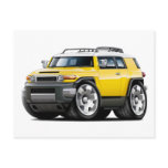 Fj Cruiser Yellow Car Postcards