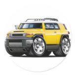 Fj Cruiser Yellow Car stickers