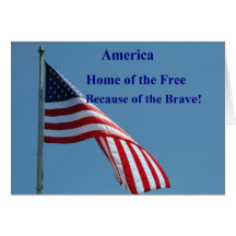 Flag, America Greeting Cards