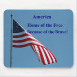 Flag, America mousepads