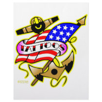Flag Anchor Tattoo letterhead