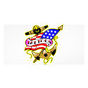 Flag Anchor Tattoo photo cards