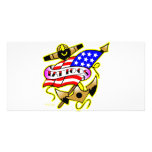 Flag Anchor Tattoo Photo Card Template